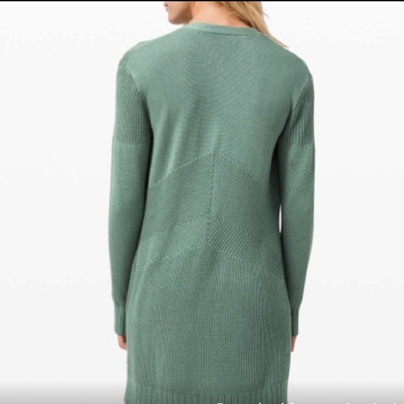 Lululemon Athletica Green Open-Front Cardigan - Picture 3 of 11